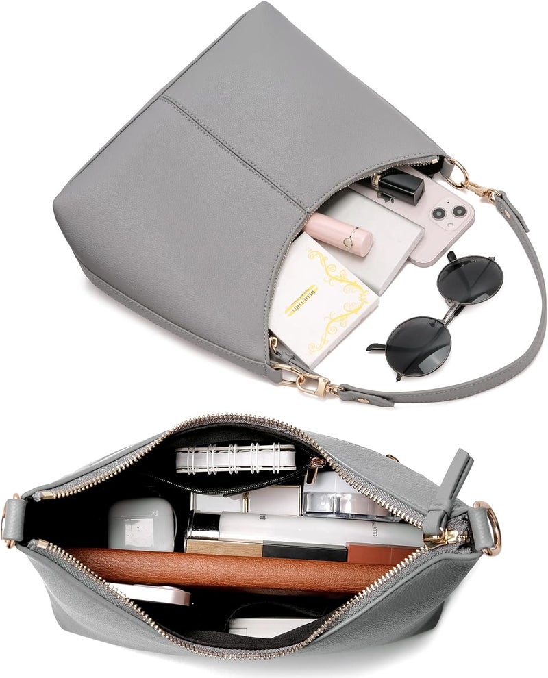 Keyli Small Shoulder Handbags for Women Mini Purse Waterproof Soft Leather Crossbody Bags for Work Shopping Travel - Image 4